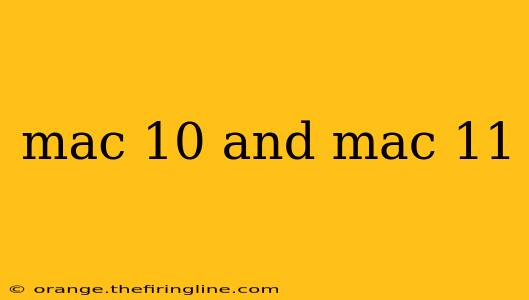 mac 10 and mac 11