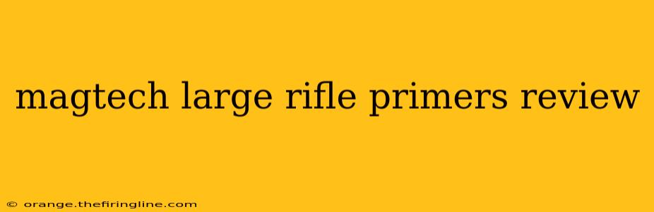 magtech large rifle primers review