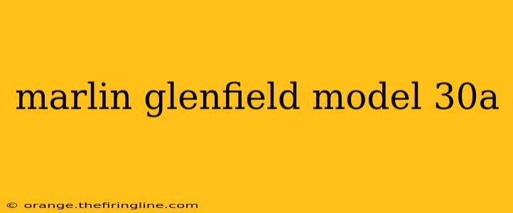 marlin glenfield model 30a