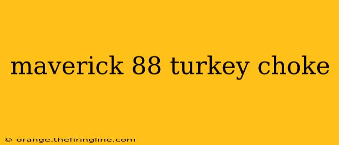 maverick 88 turkey choke