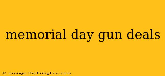 memorial day gun deals