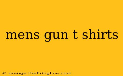 mens gun t shirts