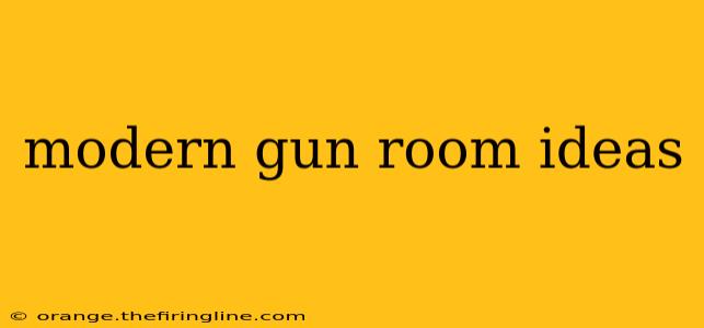 modern gun room ideas