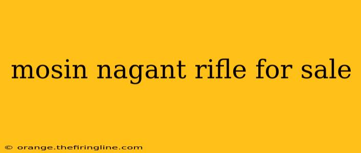 mosin nagant rifle for sale