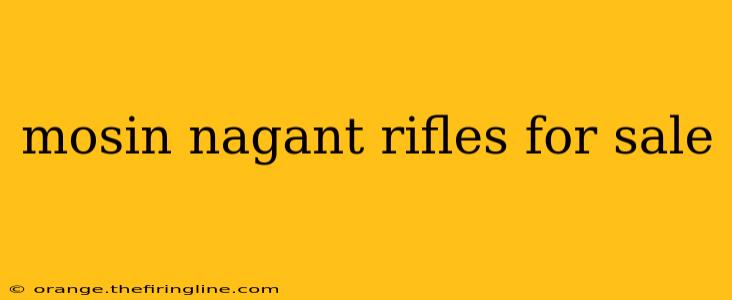 mosin nagant rifles for sale