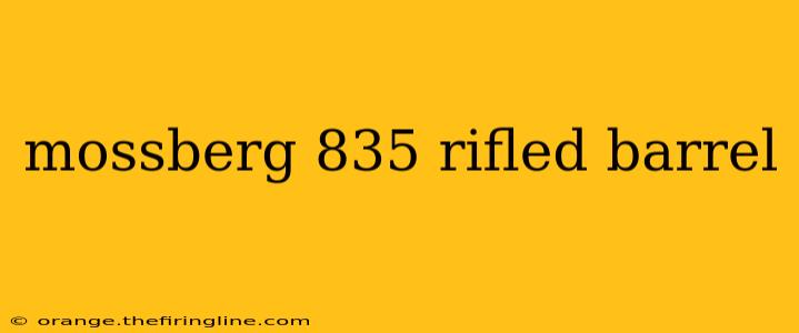 mossberg 835 rifled barrel