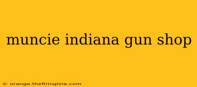 muncie indiana gun shop