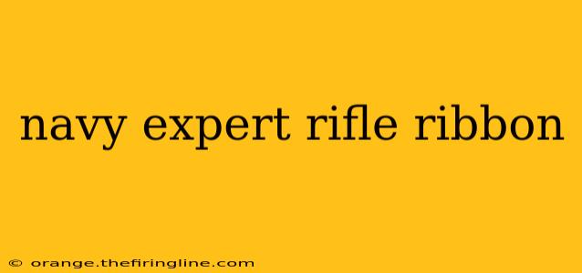 navy expert rifle ribbon