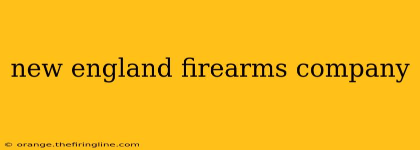 new england firearms company