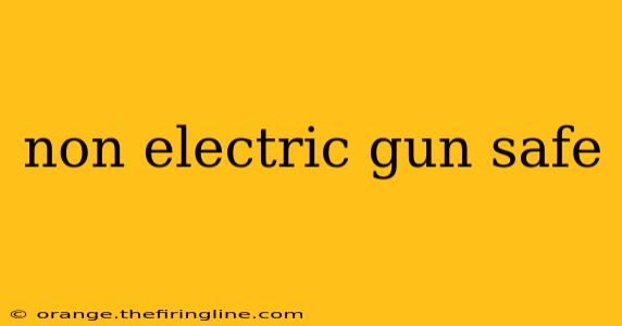 non electric gun safe