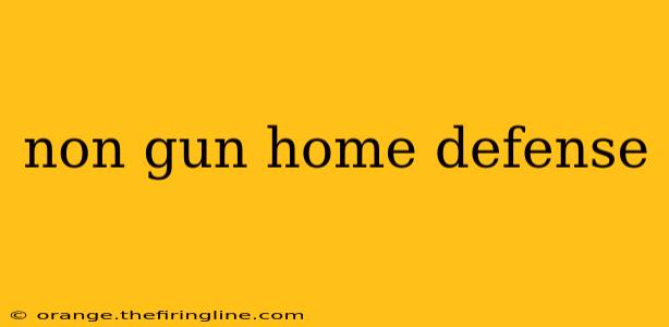 non gun home defense