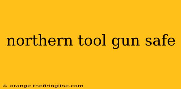 northern tool gun safe