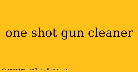 one shot gun cleaner