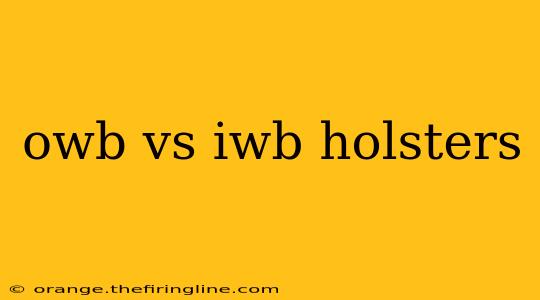 owb vs iwb holsters