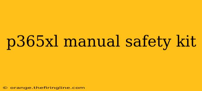 p365xl manual safety kit