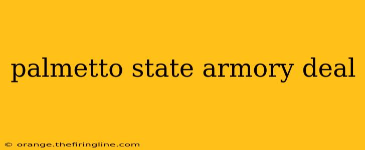 palmetto state armory deal