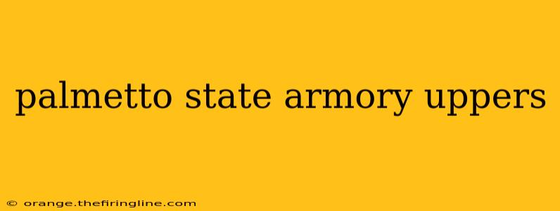 palmetto state armory uppers