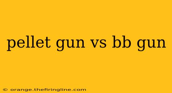 pellet gun vs bb gun