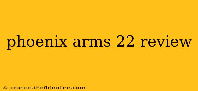 phoenix arms 22 review