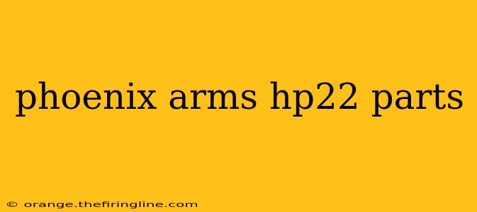 phoenix arms hp22 parts