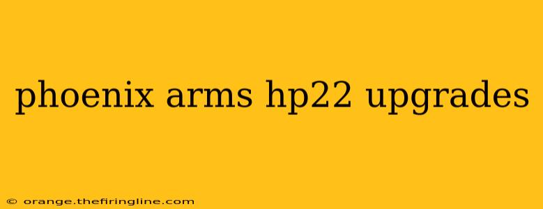 phoenix arms hp22 upgrades