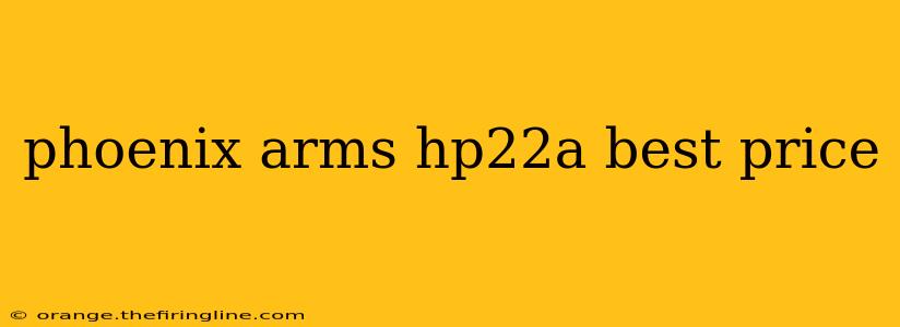 phoenix arms hp22a best price