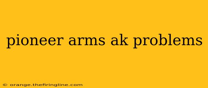 pioneer arms ak problems