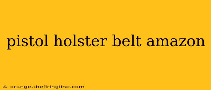 pistol holster belt amazon