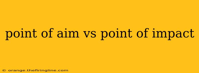 point of aim vs point of impact