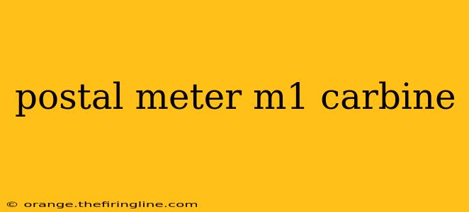 postal meter m1 carbine