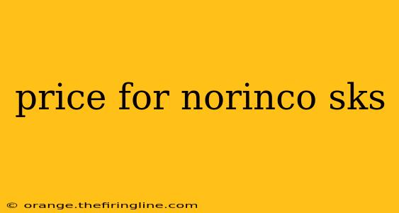 price for norinco sks