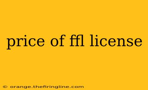 price of ffl license