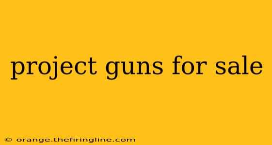 project guns for sale