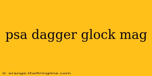 psa dagger glock mag