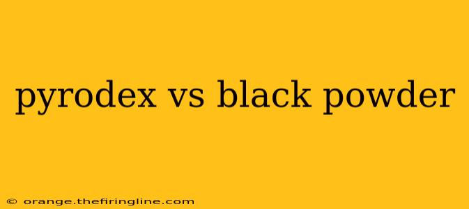 pyrodex vs black powder