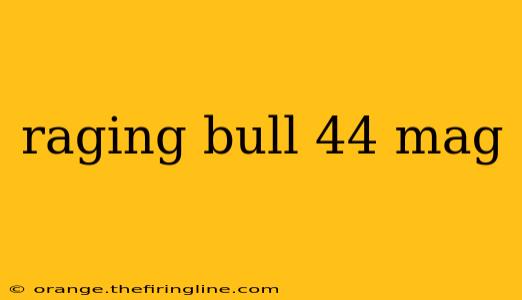 raging bull 44 mag