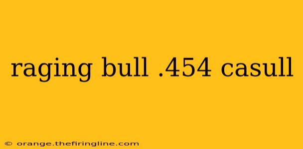 raging bull .454 casull