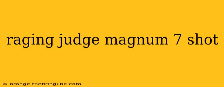 raging judge magnum 7 shot