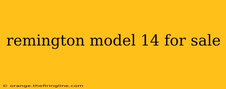 remington model 14 for sale