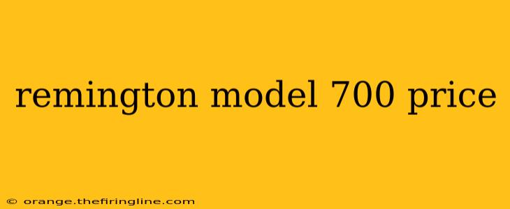 remington model 700 price