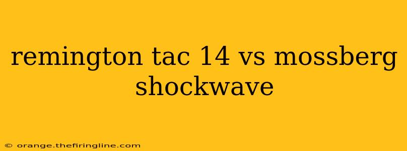 remington tac 14 vs mossberg shockwave