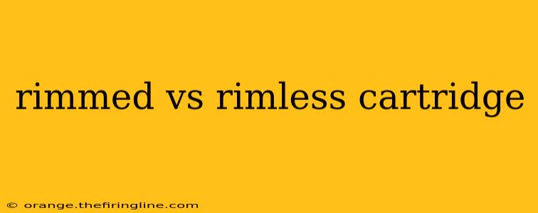 rimmed vs rimless cartridge