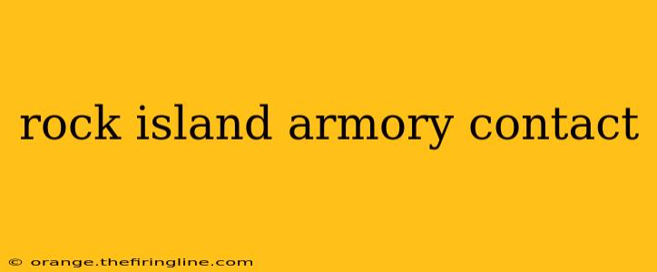 rock island armory contact