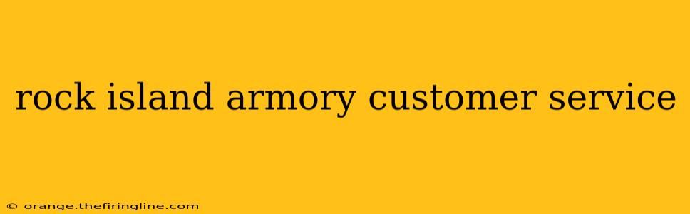 rock island armory customer service