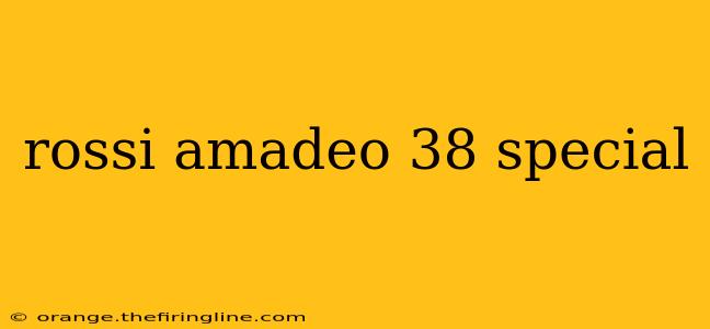 rossi amadeo 38 special