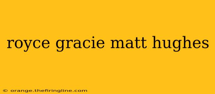 royce gracie matt hughes