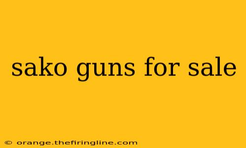 sako guns for sale