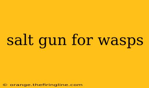 salt gun for wasps