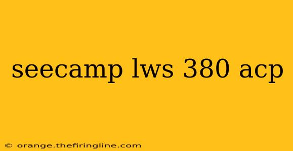 seecamp lws 380 acp