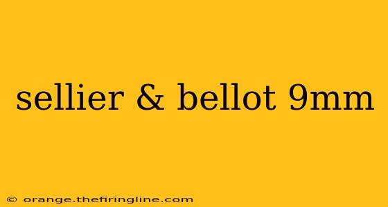 sellier & bellot 9mm